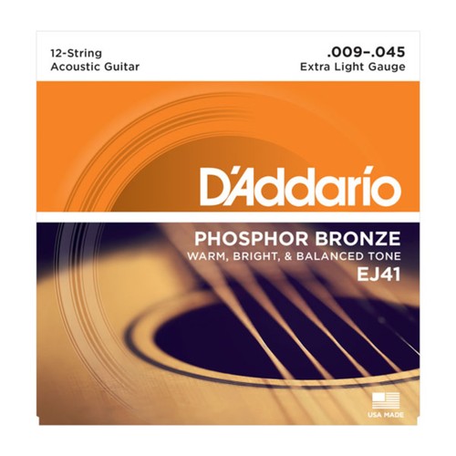 Addario ej41 12 string - ej41, 09-45